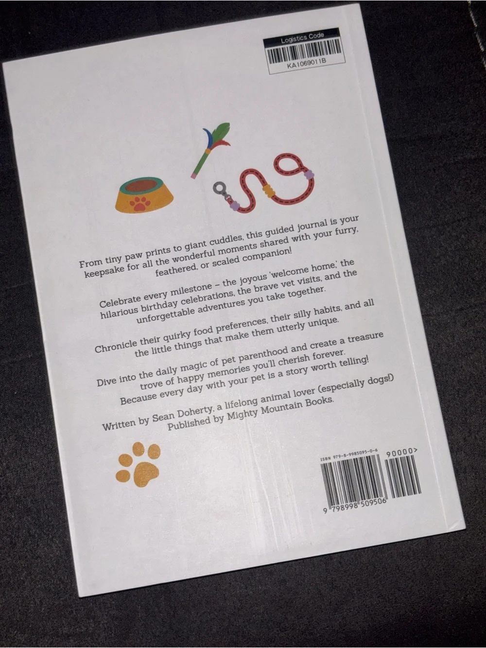 My Pet's Life Story Keepsake Notebook - White